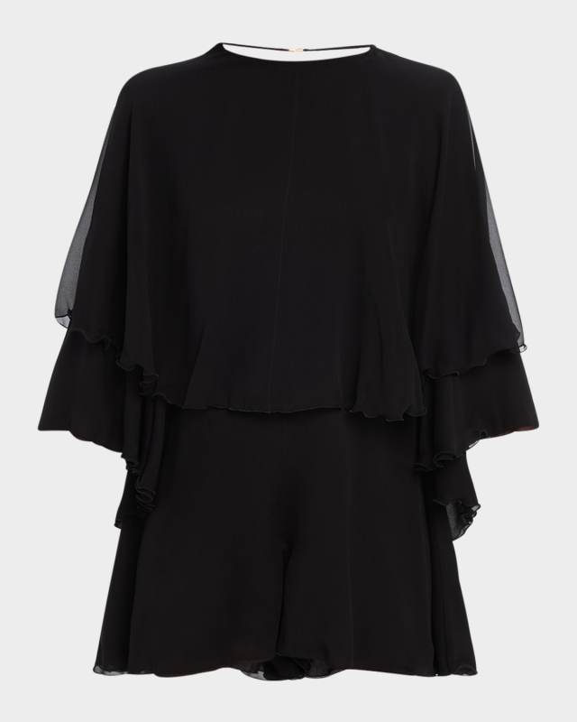Silk Cape Romper